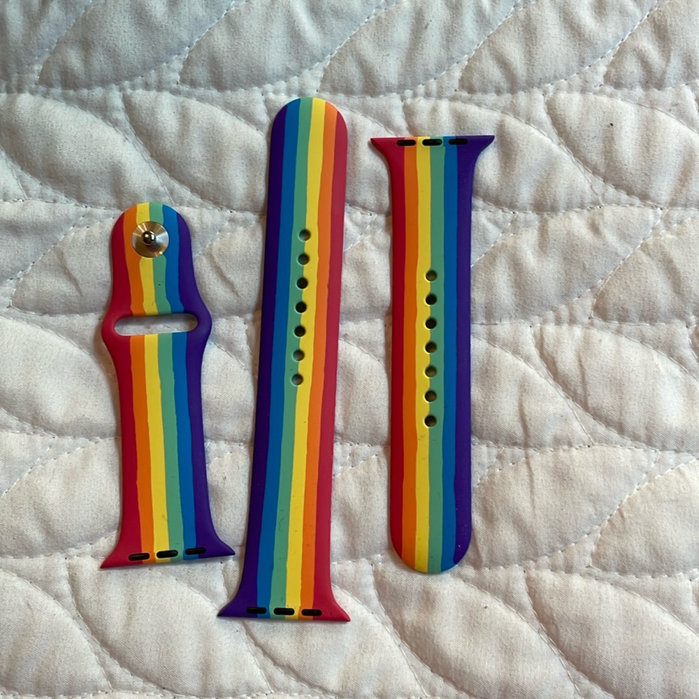 Apple Watch rainbow pride band